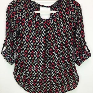 Papermoon Stitchfix Medium Geometric Blouse